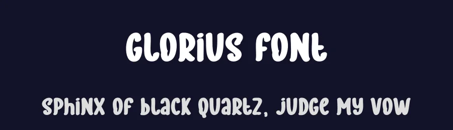 Glorius Font by andikastudio — Display Font — thumbnail 2