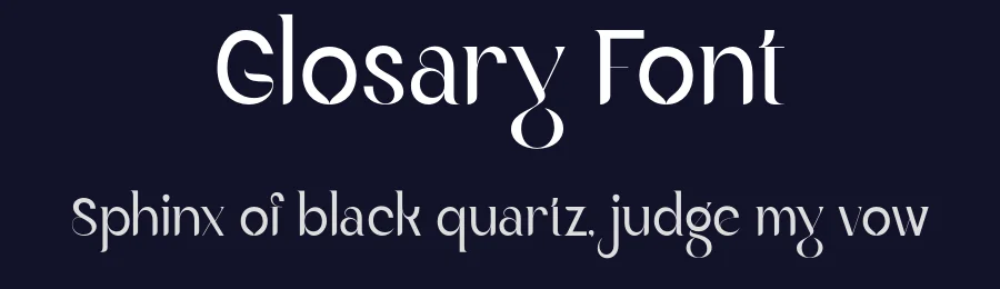 Glosary Font by Sensatype Studio — Sans Serif Font — thumbnail 2