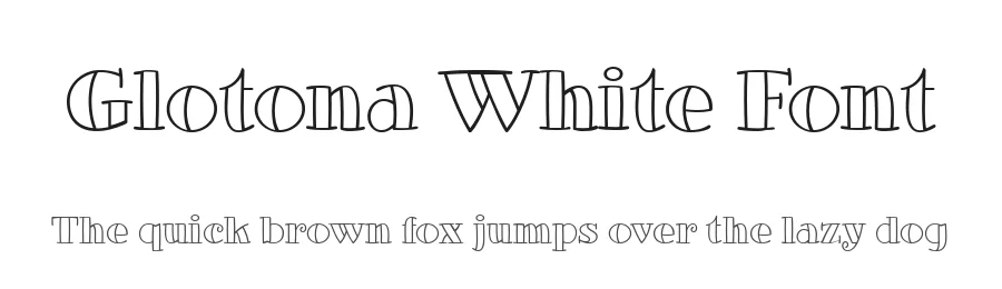 Glotona White Font by defharo — Script Handwritten Font