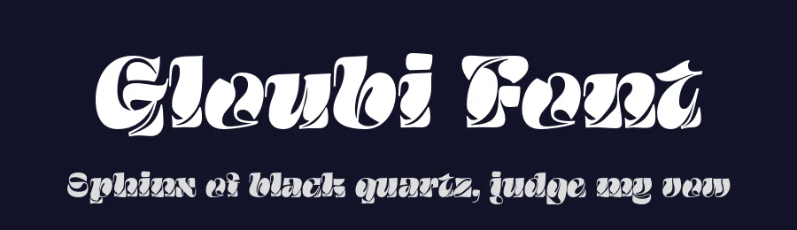 Gloubi Font by lo-ol Typefoundry — Display Font — thumbnail 2