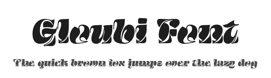 Gloubi Font by lo-ol Typefoundry — Display Font