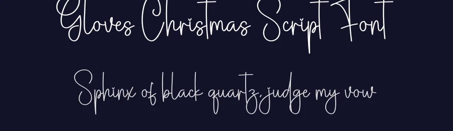 Gloves Christmas Script Font by creativeletter — Script Handwritten Font — thumbnail 2