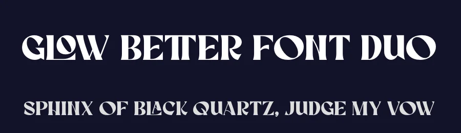 Glow Better Font Duo by ErgibiStudio — Serif Font — thumbnail 2