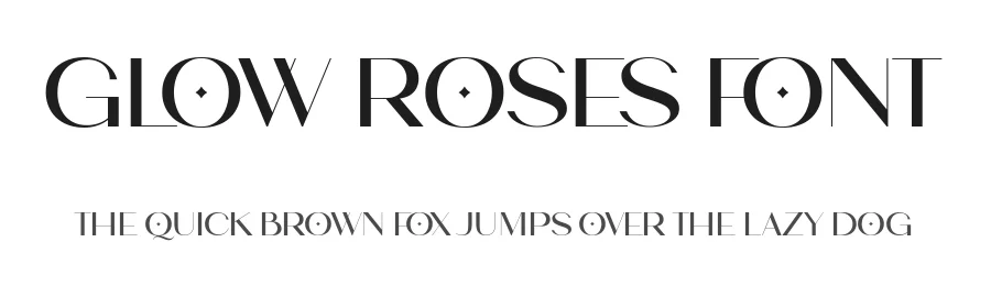 Glow Roses Font by keithzo — Sans Serif Font
