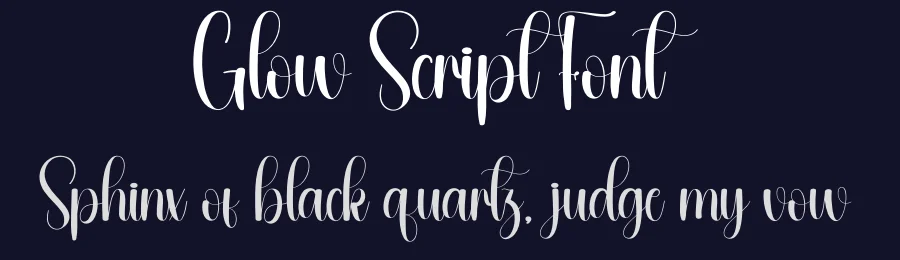 Glow Script Font by andikastudio — Script Handwritten Font — thumbnail 2