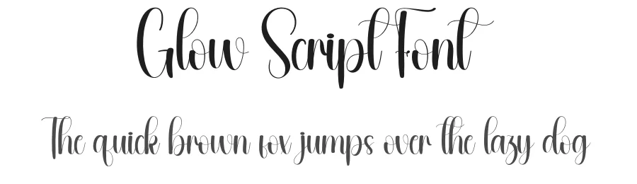 Glow Script Font by andikastudio — Script Handwritten Font