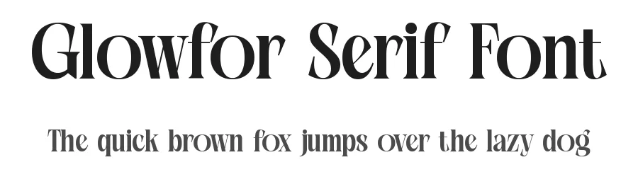 Glowfor Serif Font by timelesstype.co — Serif Font