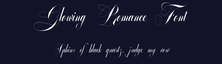 Glowing Romance Font by Enxyclo Studio — Script Handwritten Font — thumbnail 2
