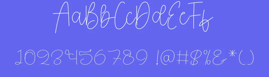 Glowing Wonderful – Simple Handwritten Font by freshtypeink — Script Handwritten Font — thumbnail 3
