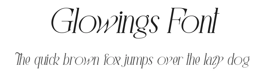 Glowings Font by nihstudio — Display Font