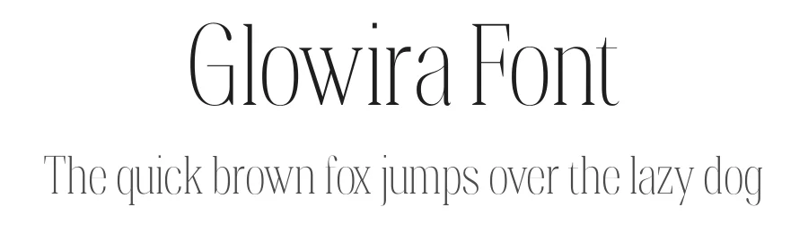 Glowira Font by Nia Typework — Serif Font