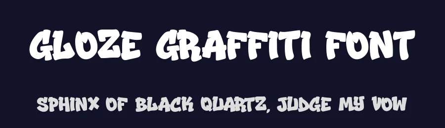 Gloze Graffiti Font by Cikareotype Studio — Display Font — thumbnail 2
