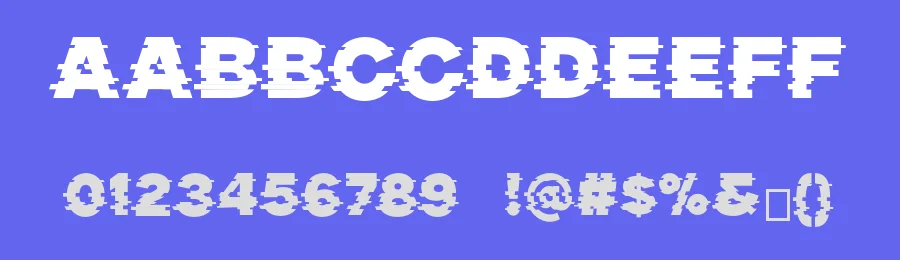 Gltch Font by Vroz Studio — Display Font — thumbnail 3