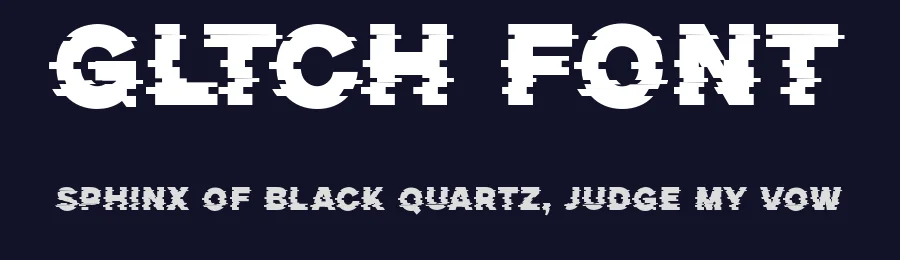 Gltch Font by Vroz Studio — Display Font — thumbnail 2