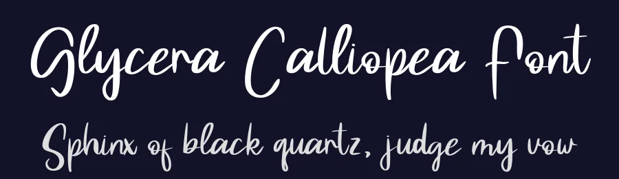 Glycera Calliopea Font by Creatifontstudios — Script Handwritten Font — thumbnail 2