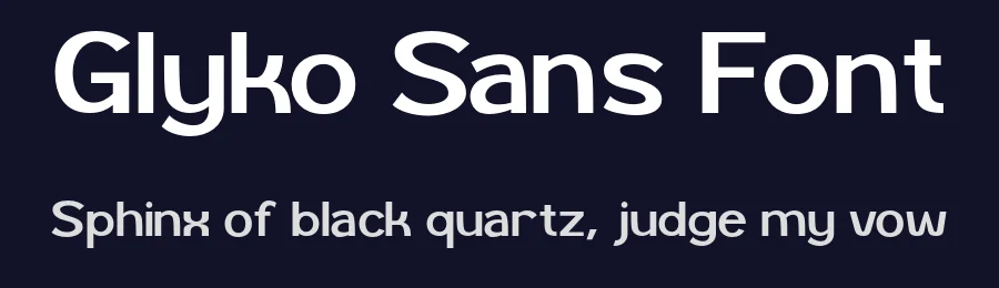 Glyko Sans Font by SURATMI — Decorative Font — thumbnail 2