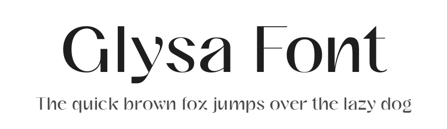 Glysa Font by Victor Bartis — Sans Serif Font