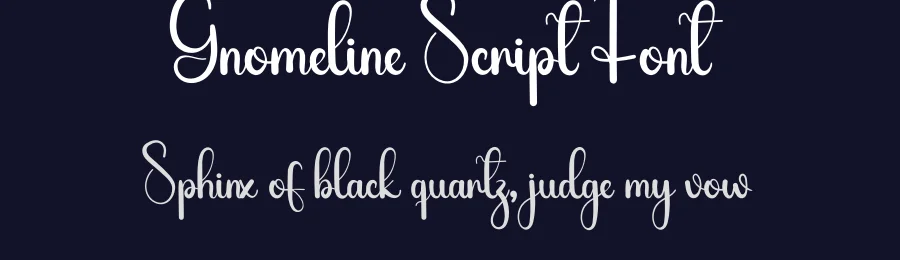 Gnomeline Script Font by creativeletter — Script Handwritten Font — thumbnail 2