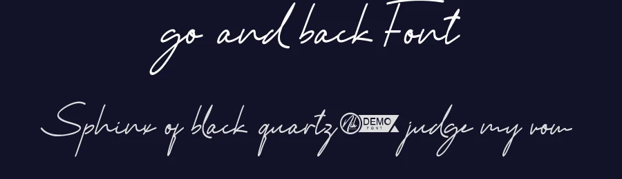 Go And Back Font by nihstudio — Script Handwritten Font — thumbnail 2
