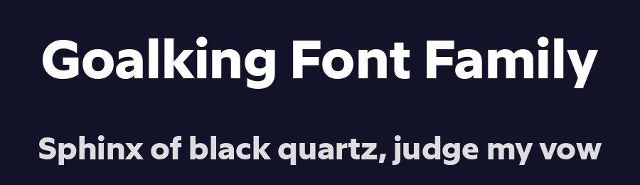 Goalking Font Family by Emtype Foundry — Sans Serif Font — thumbnail 2