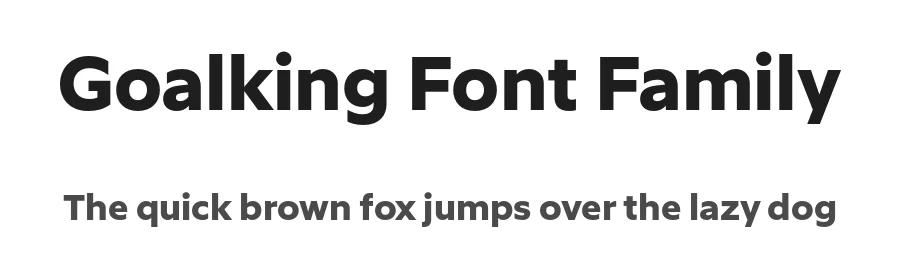 Goalking Font Family by Emtype Foundry — Sans Serif Font