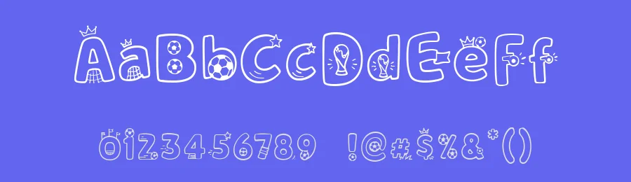 Goalswing | Soccer World Cup Font by letterhanna — Decorative Font — thumbnail 3