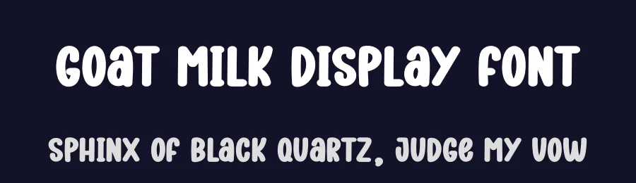Goat Milk Display Font by creativeletter — Script Handwritten Font — thumbnail 2