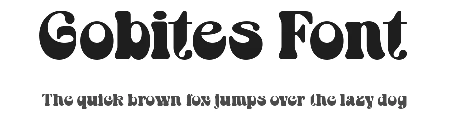 Gobites Font by Fontliner — Display Font