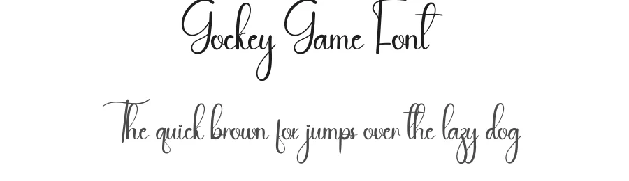 Gockey Game Font by andikastudio — Script Handwritten Font