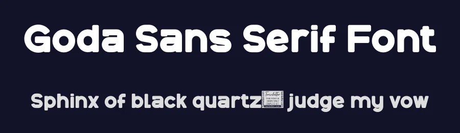 Goda Sans Serif Font by twinletter — Sans Serif Font — thumbnail 2