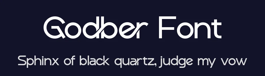 Godber Font by Sealoung — Sans Serif Font — thumbnail 2