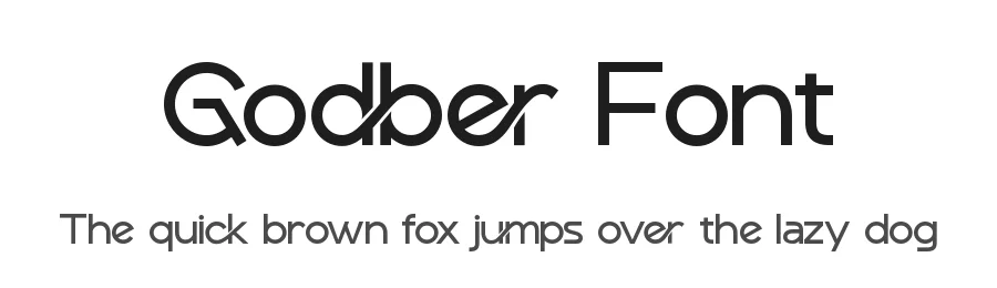 Godber Font by Sealoung — Sans Serif Font