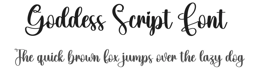 Goddess Script Font by creativeletter — Script Handwritten Font
