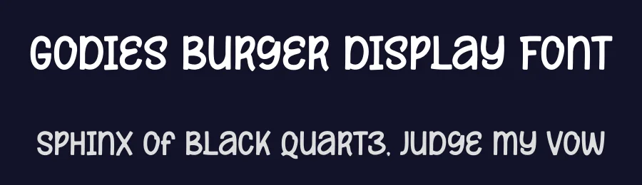 Godies Burger Display Font by ErmediaStudio — Decorative Font — thumbnail 2