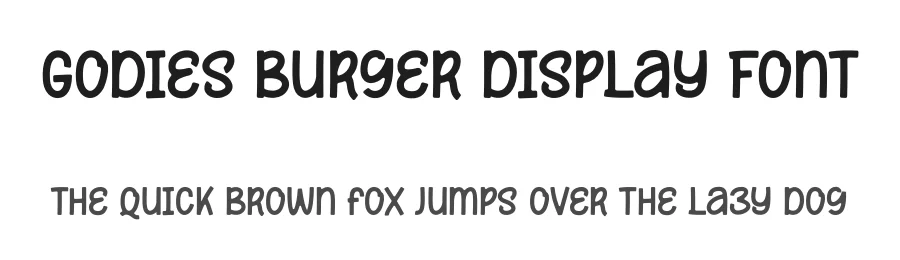 Godies Burger Display Font by ErmediaStudio — Decorative Font