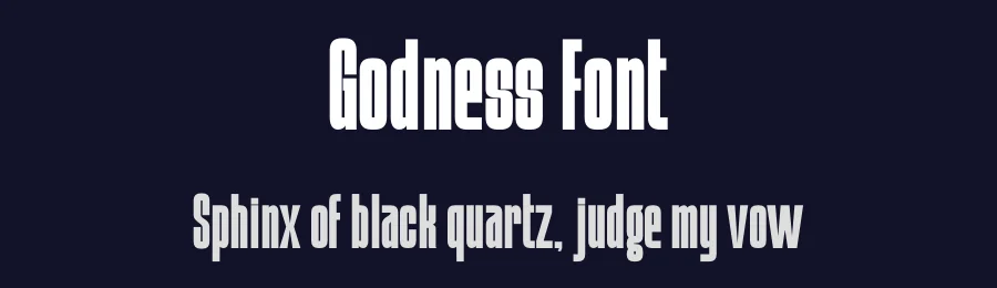 Godness Font by Funtype — Decorative Font — thumbnail 2
