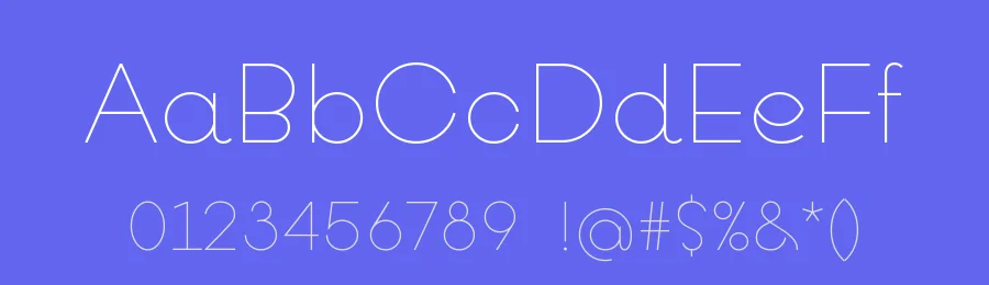 Goeslim Ultra Thin Font by 7NTypes — Sans Serif Font — thumbnail 3