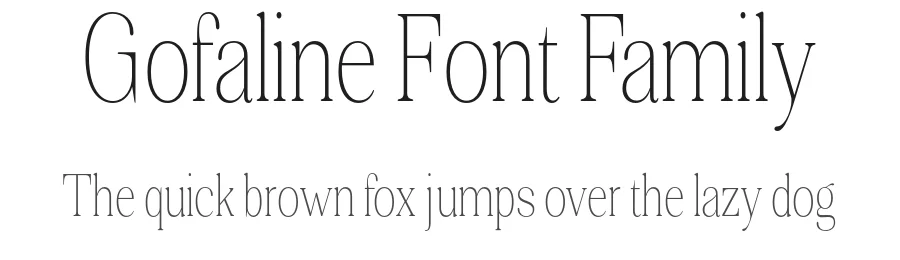 Gofaline Font Family by Nia Typework — Serif Font