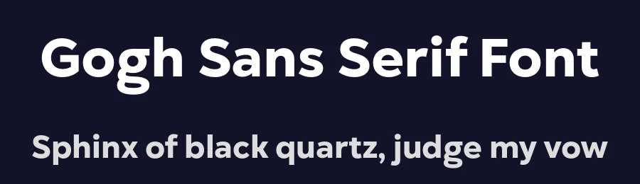 Gogh Sans Serif Font by Spacetype — Sans Serif Font — thumbnail 2