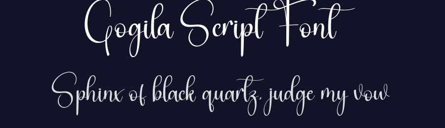 Gogila Script Font by creativeletter — Script Handwritten Font — thumbnail 2