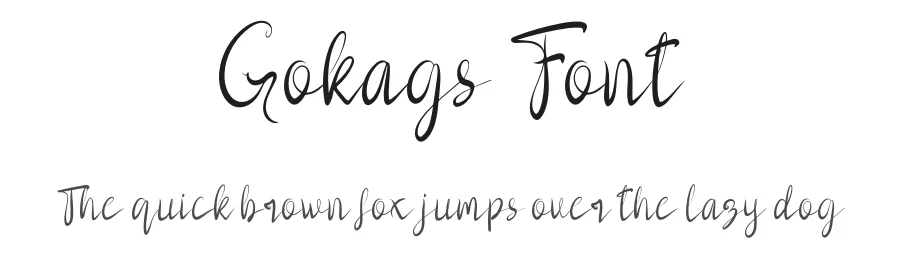 Gokags Font by khalwastudio — Script Handwritten Font