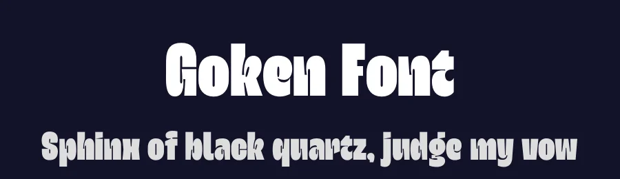 Goken Font by limitype — Decorative Font — thumbnail 2