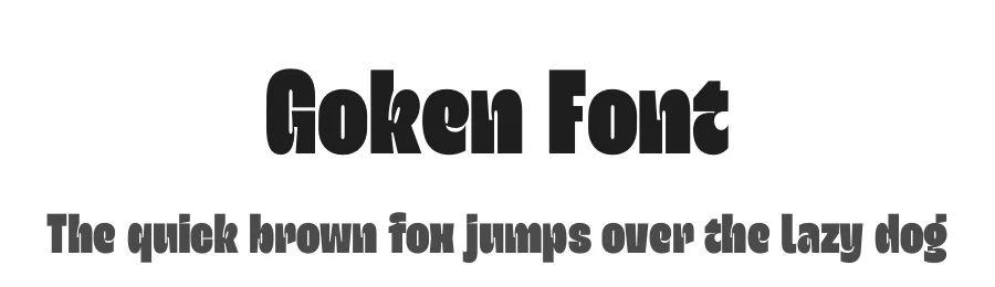 Goken Font by limitype — Decorative Font