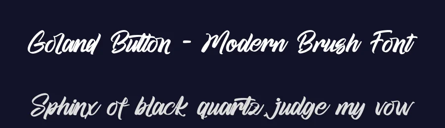 Goland Button – Modern Brush Font by stylishtype.co — Script Handwritten Font — thumbnail 2