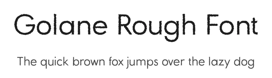 Golane Rough Font by craftsupplyco — Display Font
