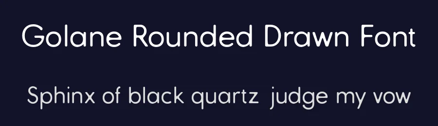 Golane Rounded Drawn Font by craftsupplyco — Sans Serif Font — thumbnail 2