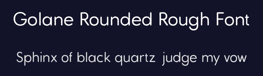 Golane Rounded Rough Font by craftsupplyco — Sans Serif Font — thumbnail 2