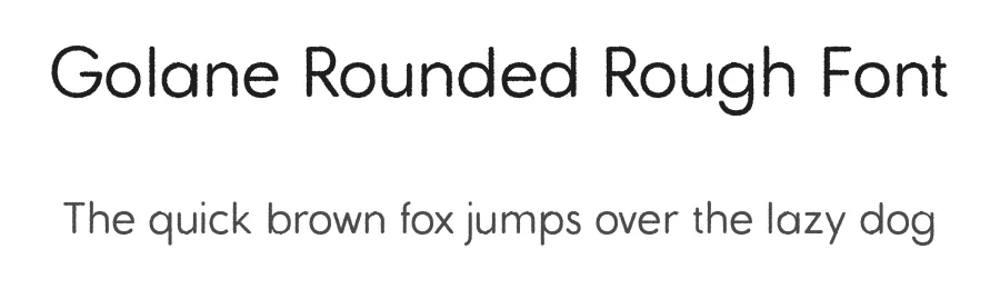 Golane Rounded Rough Font by craftsupplyco — Sans Serif Font