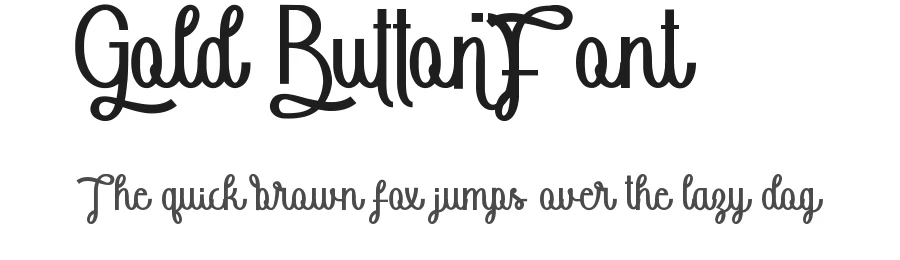 Gold Button Font by edricstudio — Script Handwritten Font