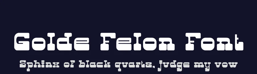 Golde Felon Font by SlideShoot — Slab Serif Font — thumbnail 2